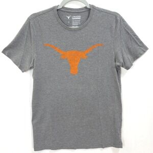 Texas Longhorn UT Distressed Graphic T-Shirt Women S Gray Collegiate Aesthetic